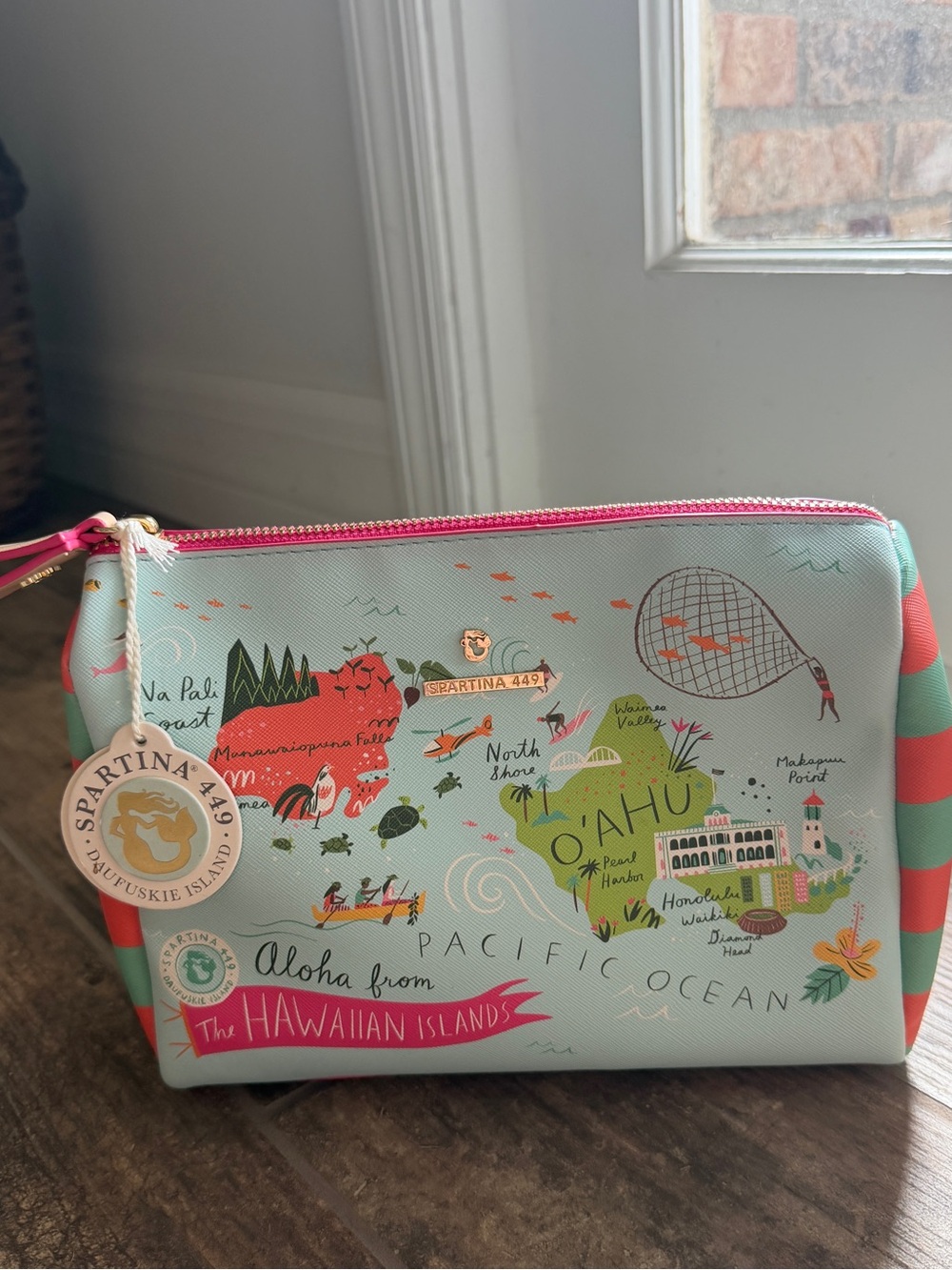NWT Spartina 449 Hawaiian Islands Carry All Case - Picture 6 of 10